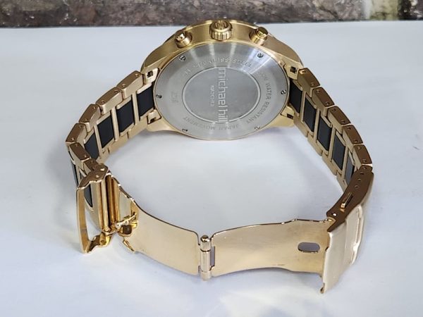 Mens 45mm Michael Hill Solar Chronograph Watch - HL3728 - Image 17