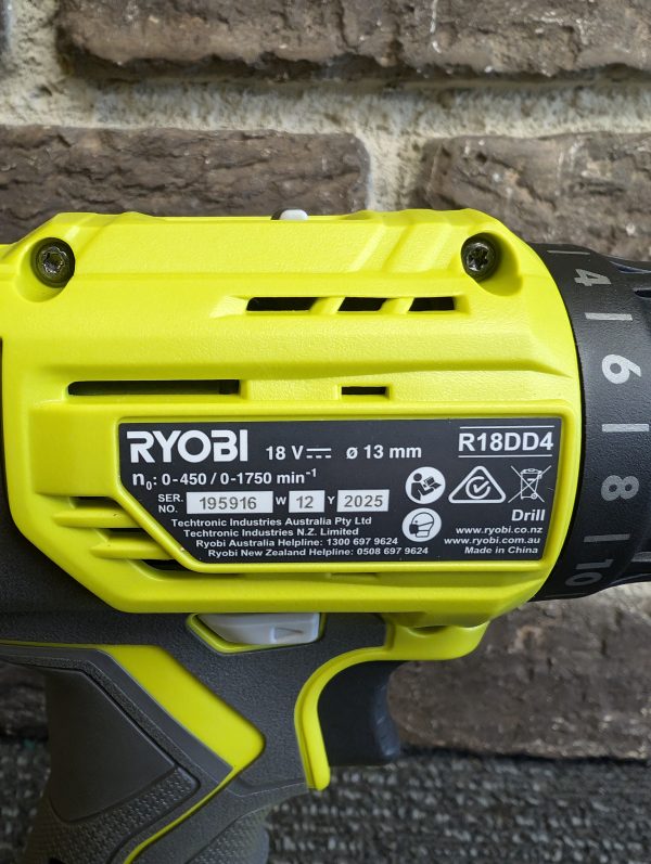 Ryobi 2 Speed 18V Drill (Skin only) - Image 4