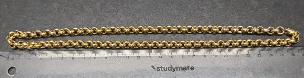 18ct Yellow Gold Round Belcher Chain - LG17901 - Image 10