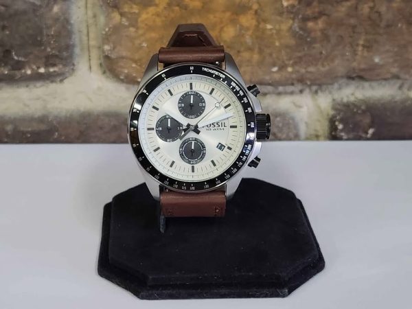Men's 42mm Fossil Chronograph Watch - HL15983 - Image 10