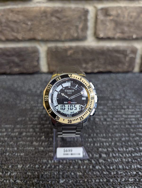Men's Silver Seatouch 1853 Tissot Watch - Image 9