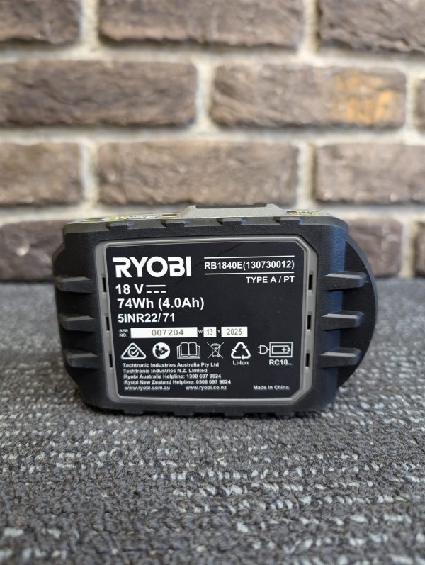 Ryobi Edge 18V 4.0Ah Battery - Image 7