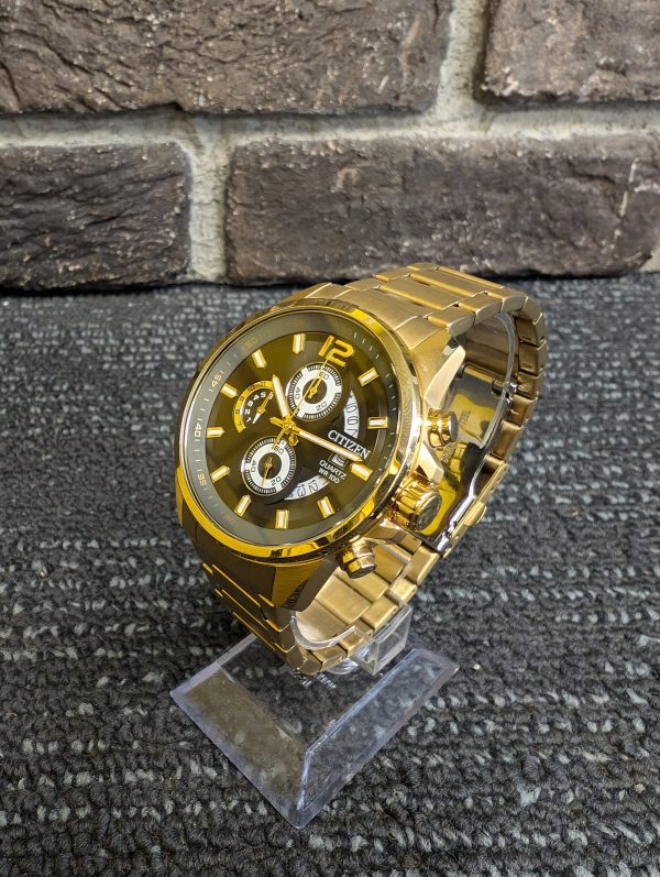 Mens Citizen Gold Watch - Image 9