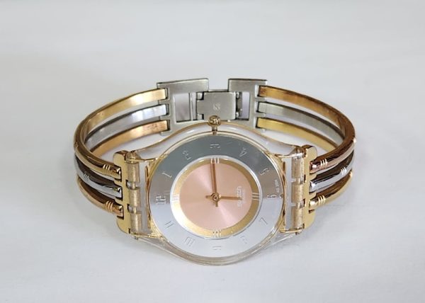 Ladies Swatch 35mm Tri-Gold watch - HL6063 - Image 11