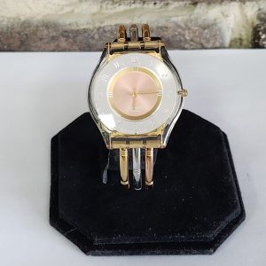 Ladies Swatch 35mm Tri-Gold watch - HL6063