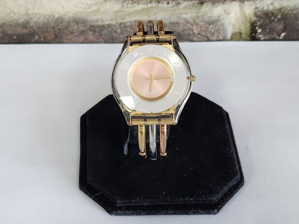 Ladies Swatch 35mm Tri-Gold watch - HL6063