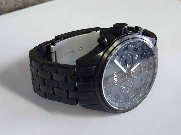 Men's 46mm Fossil Chronograph Watch - HL15977 - Image 3