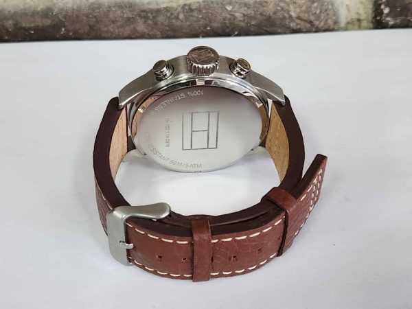Men's 44mm Tommy Hilfiger Chronograph Watch - HL16183 - Image 14