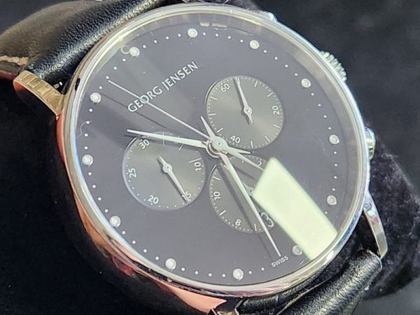 Mens Georg Jensen Chronograph Watch 517 - HL16629