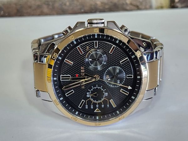 Mens 46mm Tommy Hilfiger Chronograph Watch - HL9283 - Image 10