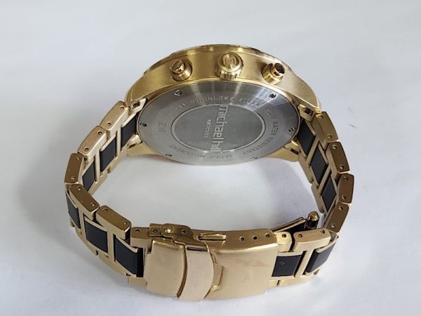 Mens 45mm Michael Hill Solar Chronograph Watch - HL3728 - Image 15