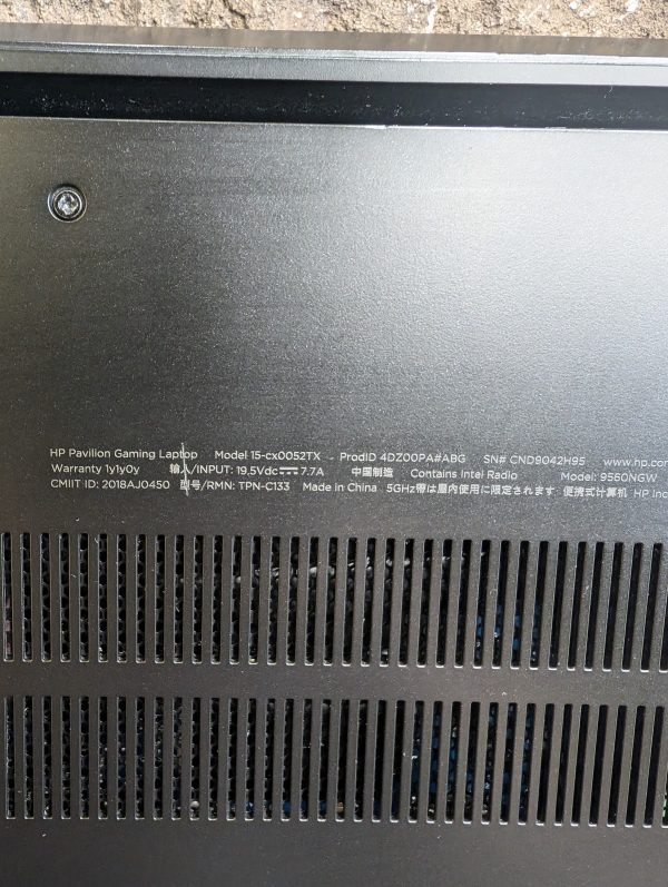 HP Laptop 15-CX0052TX - Image 6