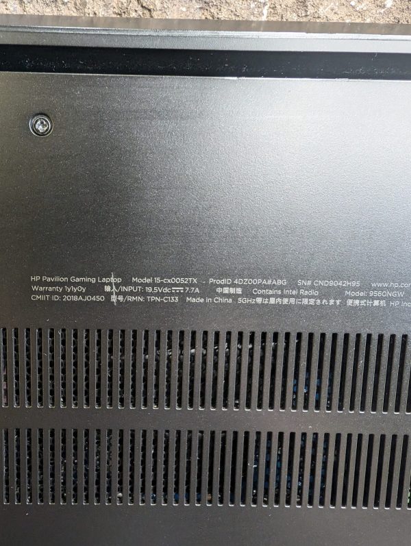 HP Laptop 15-CX0052TX - Image 14