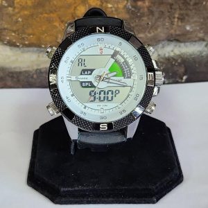 Mens 50mm Shark Quartz Sport Watch - HL21728