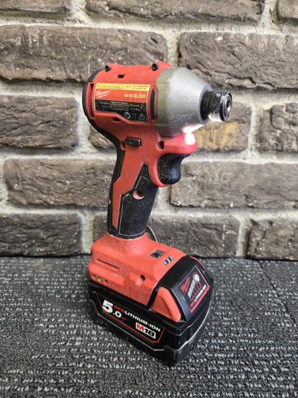 Milwaukee Impact Drill and Battery - 24443 - Image 3