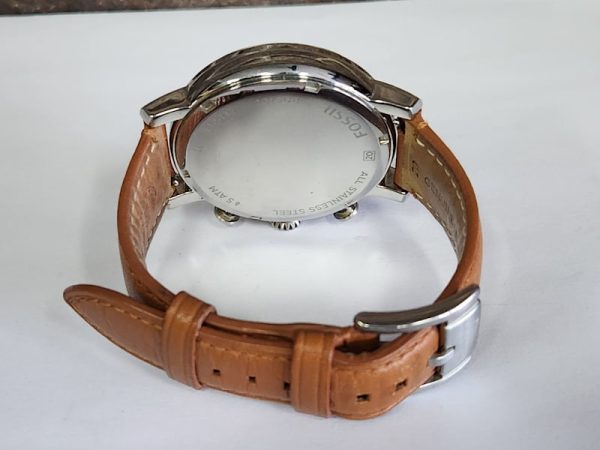 Mens 43mm Fossil Chronograph Watch - HL4786 - Image 6