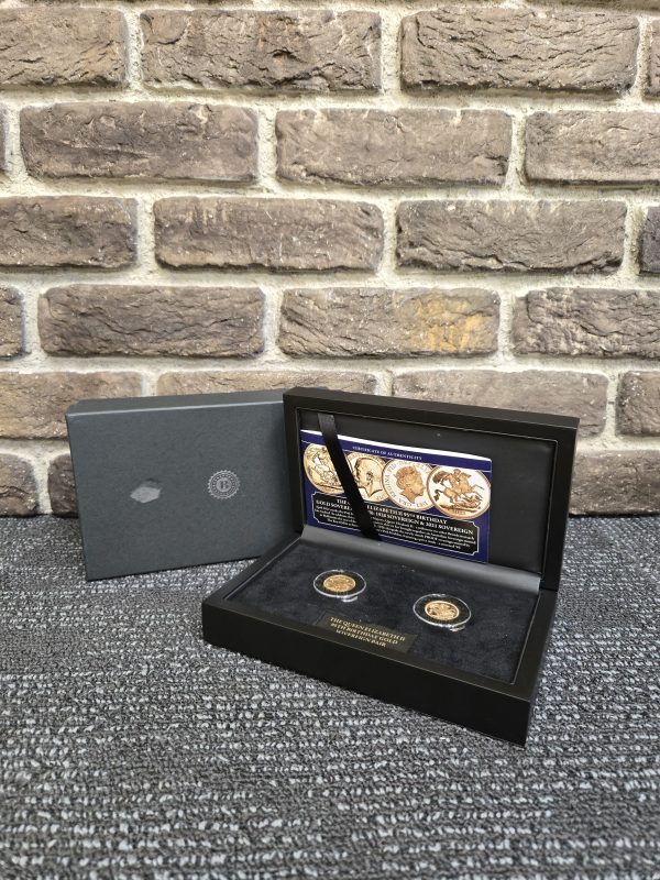 The Queen Elizabeth 95th Birthday Gold Sovereign Pair - 24314