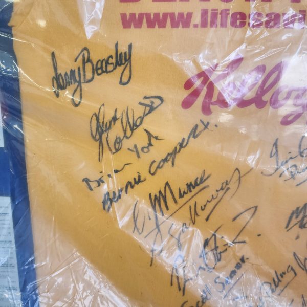 Framed/signed 2002 Magic Millions Life Guard Shirt Hl3927 - Image 10