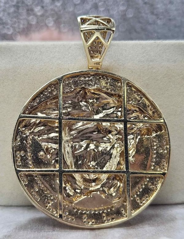 Unisex 10CT Diamond Medusa Head Pendant (14.3gms) - HL24511 - Image 9