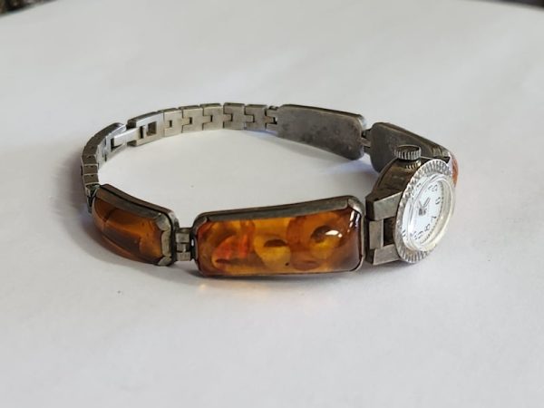 Ladies Vintage 17mm Yanka Baltic Amber Automatic Watch - HL19861 - Image 30