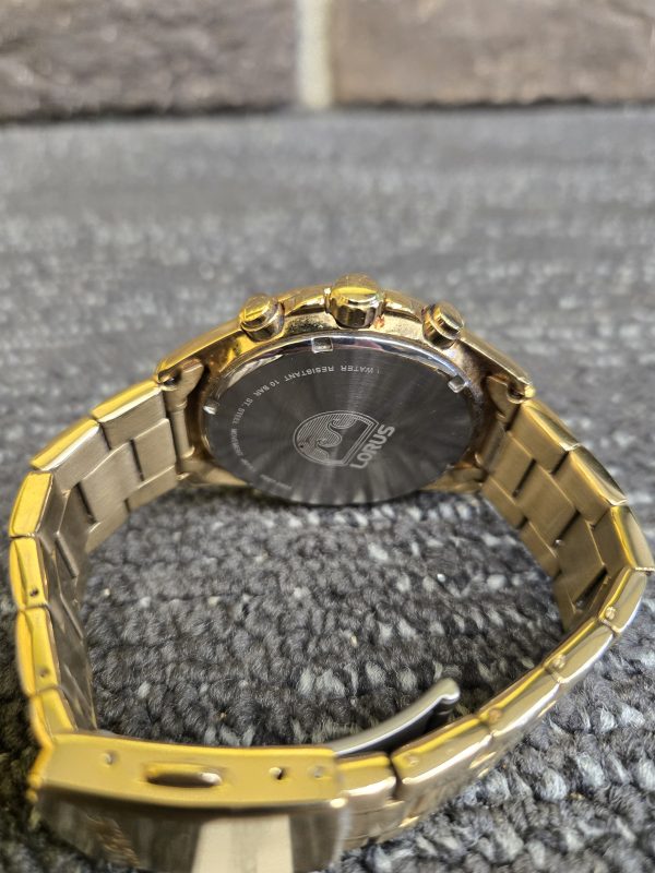 Mens Gold Lorus Watch - 24162 - Image 5