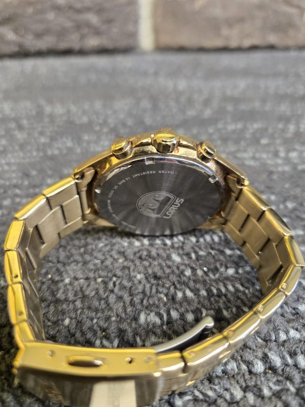 Mens Gold Lorus Watch - 24162 - Image 10