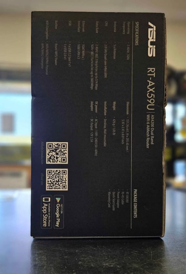 Asus AX4200 Dual Band WiFi 6 AiMesh Router - HL24978 - Image 8