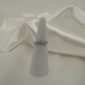 18ct White Gold Petite Diamond Band Hl1669