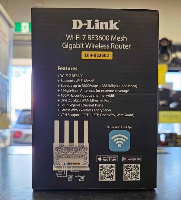 D-Link BE3600 Mesh Gigabit Wireless Router - HL24975 - Image 3