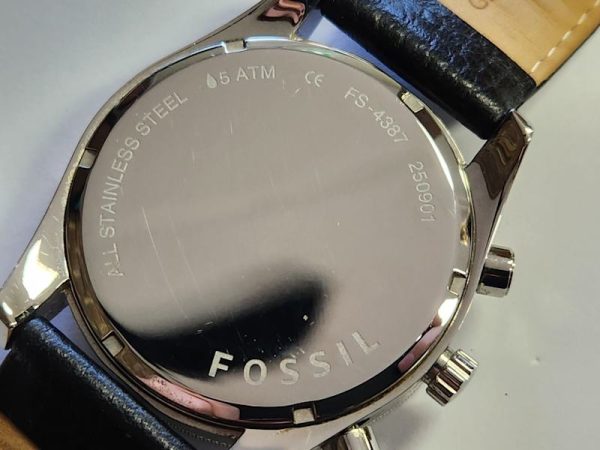 Mens 45mm Fossil Chronograph Watch - HL15972 - Image 18