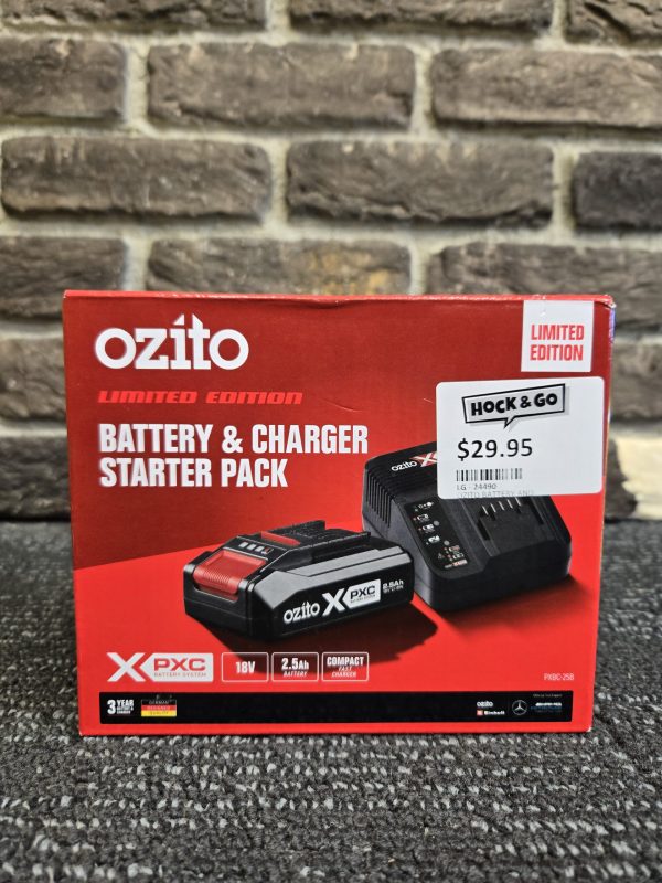 Ozito Battery and Charger Starter Pack - 24490 - Image 4
