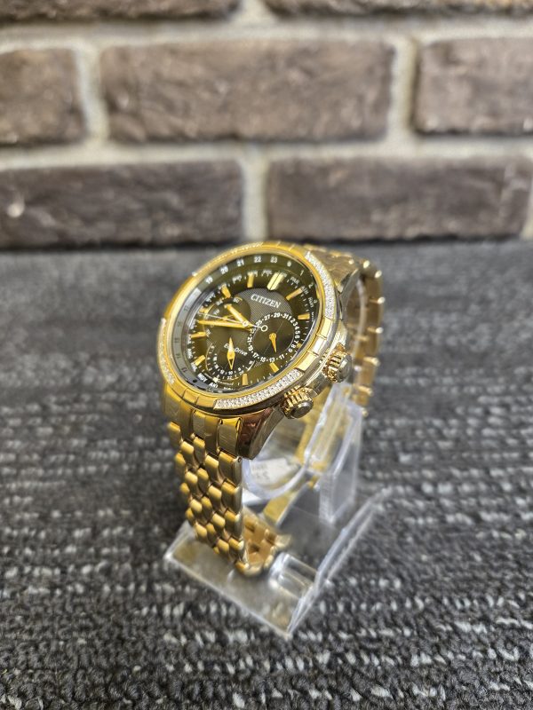 Mens Gold Eco-Drive Citizen Watch - 24447