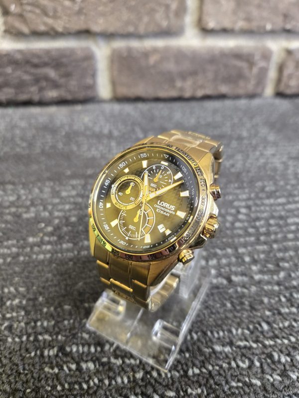 Mens Gold Lorus Watch - 24162 - Image 6
