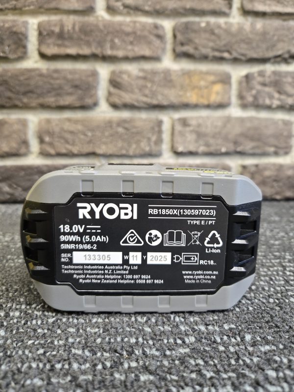 Ryobi 18V 5.0Ah High Performance Battery - 24474 - Image 4
