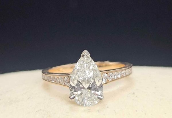 Valuated Ladies 18ct Rose and White Gold Lab Grown and Natural Diamond Ring - HL19540 - Image 7