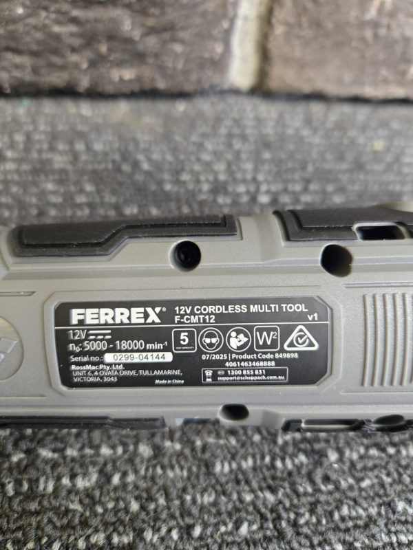 Ferrex 12V Cordless Multi Tool - 24472 - Image 9