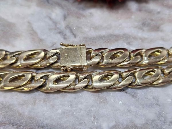 Men's 9ct Yellow Gold Birds Eye Chain (156.8gms) - HL24479-1 - Image 3