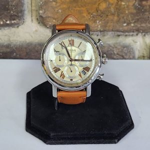 Mens 43mm Fossil Chronograph Watch - HL4786