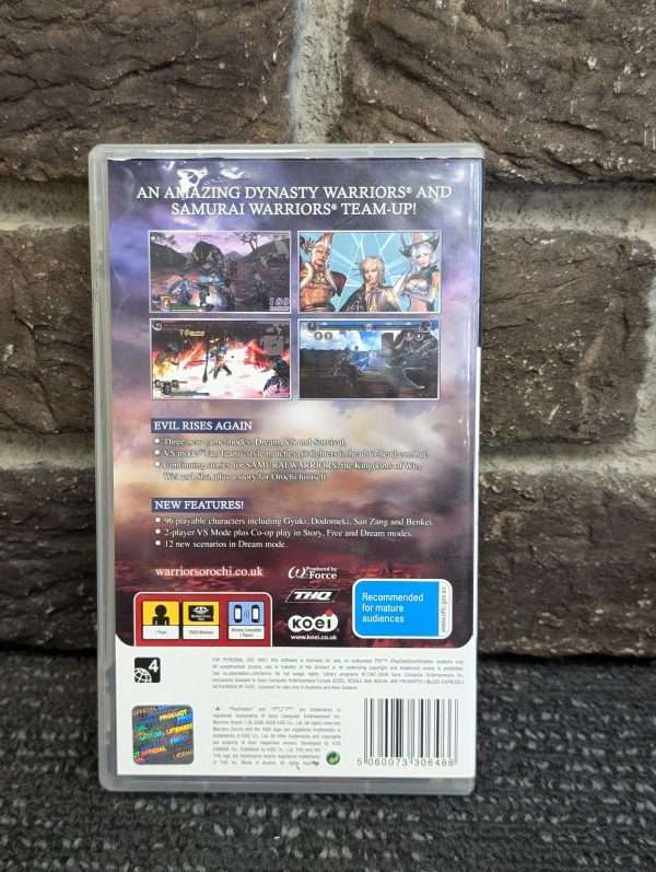 WARRIORS OROCHI 2 PSP GAME - LG24872 - Image 2