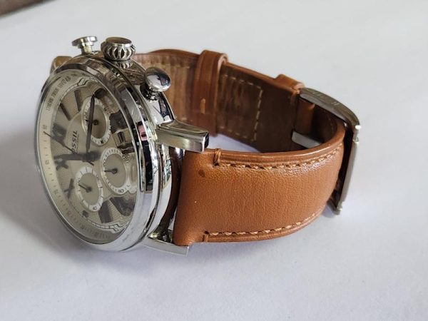 Mens 43mm Fossil Chronograph Watch - HL4786 - Image 4