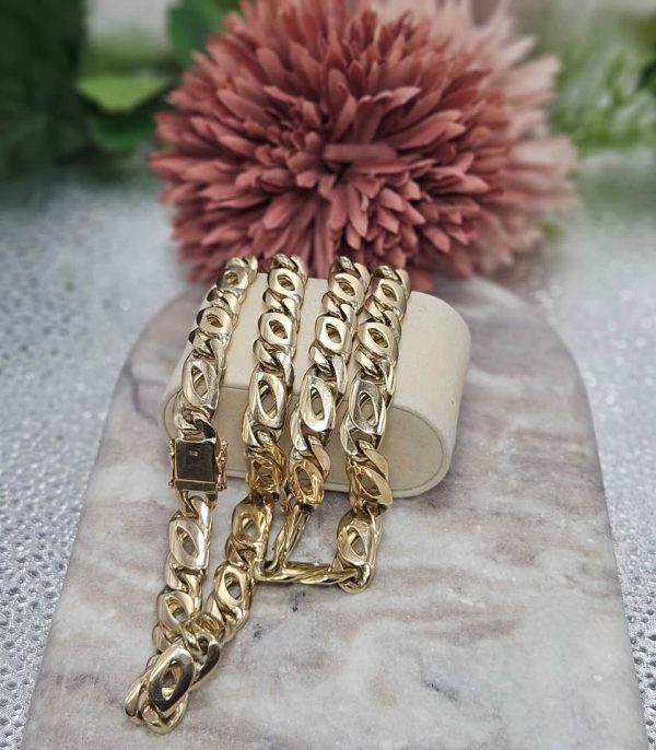 Men's 9ct Yellow Gold Birds Eye Chain (156.8gms) - HL24479-1 - Image 5