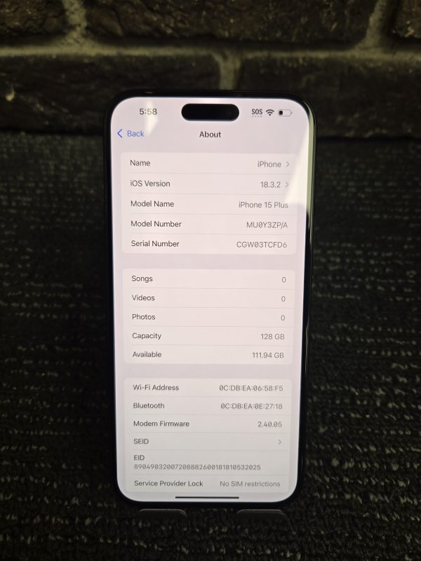 iPhone 15 Plus (128GB) - 24506 - Image 4