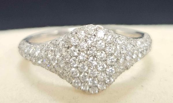 10ct White Gold Diamond Cluster Ring - HL8465 - Image 6