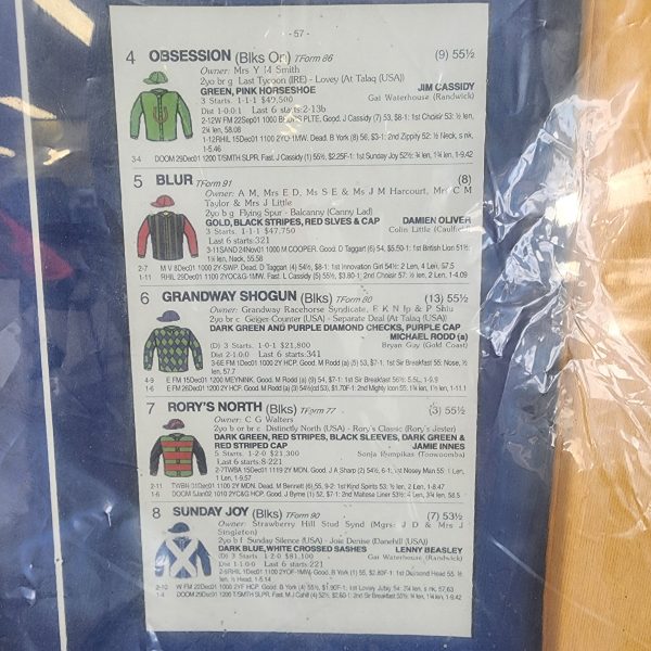 Framed/signed 2002 Magic Millions Life Guard Shirt Hl3927 - Image 13