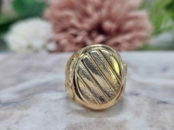 Men's 9ct Yellow Gold Lion Ring (10gms) - HL24426 - Image 7