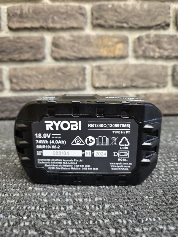 Ryobi 18V 4.0Ah Battery - 24435 - Image 4