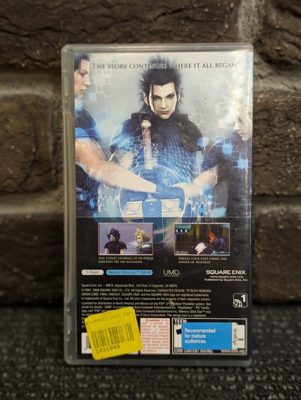 FINAL FANTASY VII CRISIS CORE PSP GAME - LG24870 - Image 2