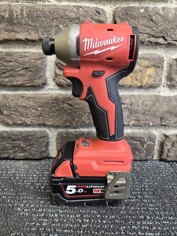 Milwaukee Impact Drill and Battery - 24443 - Image 6