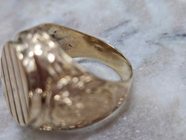 Men's 9ct Yellow Gold Lion Ring (10gms) - HL24426 - Image 5
