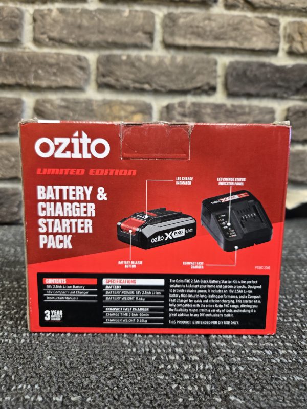 Ozito Battery and Charger Starter Pack - 24490 - Image 3